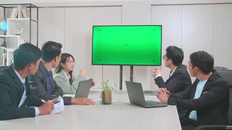 business meeting in office