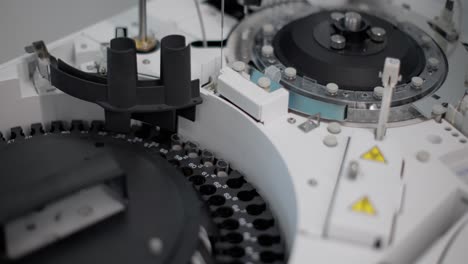 centrifuge in a clinical laboratory at work