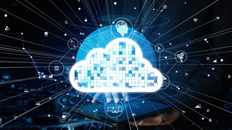 Conceptual cloud computing and data storage technology for future innovation