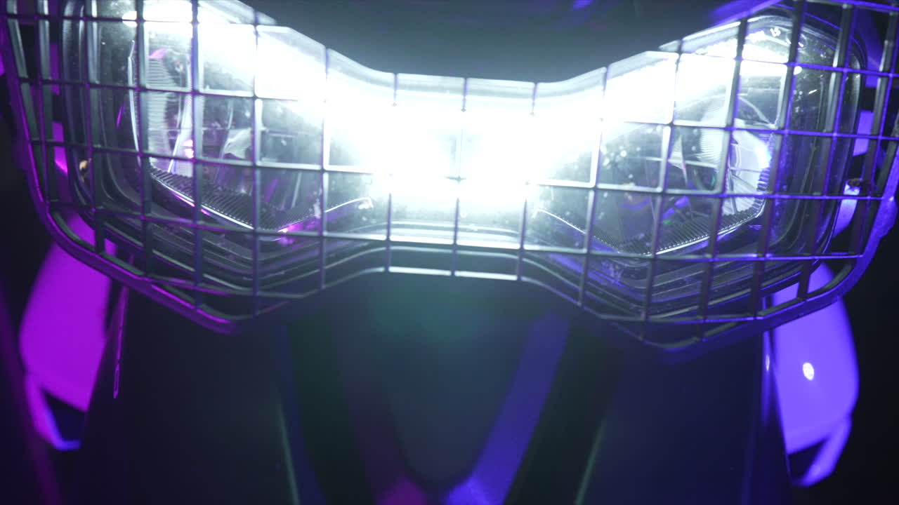 Motorcycle Headlights Sport Bike Riding LED Grill Adventure