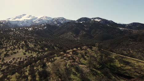 El-Durazno-park-in-Santiago-de-Chile,-uhd-4k-aerial