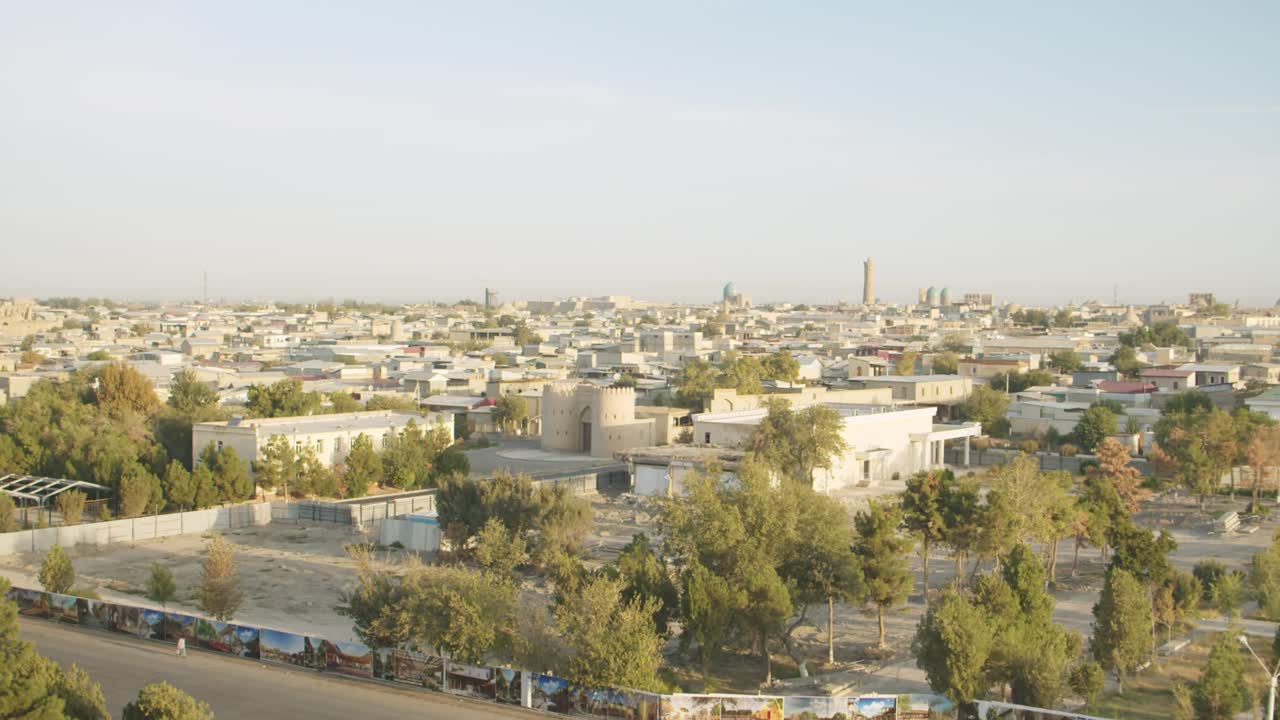 Bukhara skyline view of old town Uzbekistan Silk road