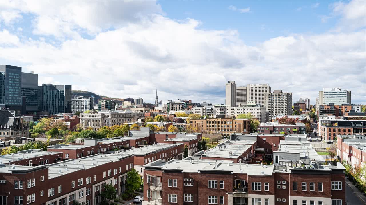 몬트리올, 캐나다, 타임스 - 몬트리얼 시의 낮