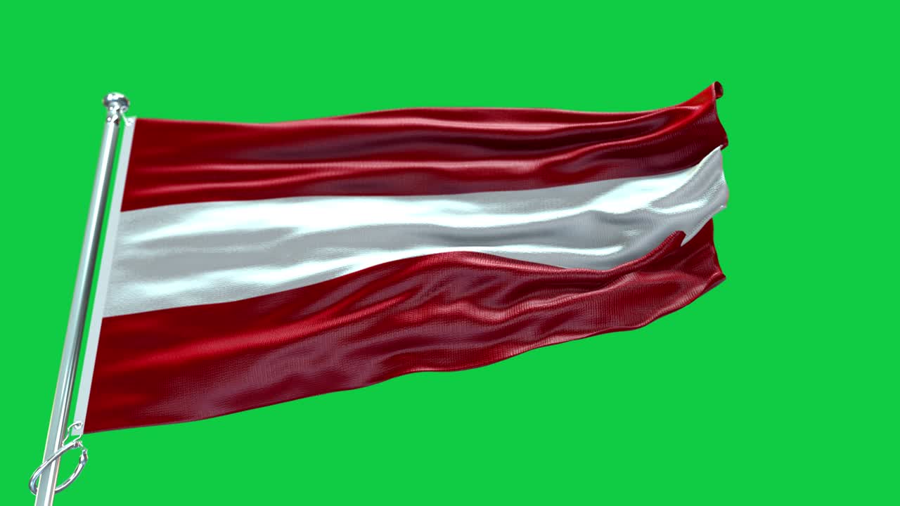 4k bandera muy detallada de austria - bandera de austria alto detalle - bandera nacional de austria patrón de ondas elementos en bucle