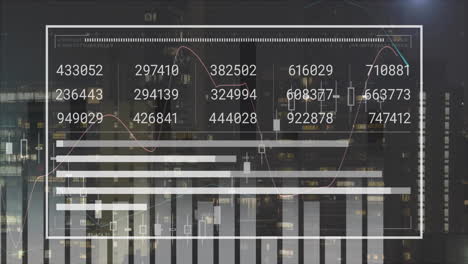 Animation-of-padlock-icon-over-screen-with-data-processing