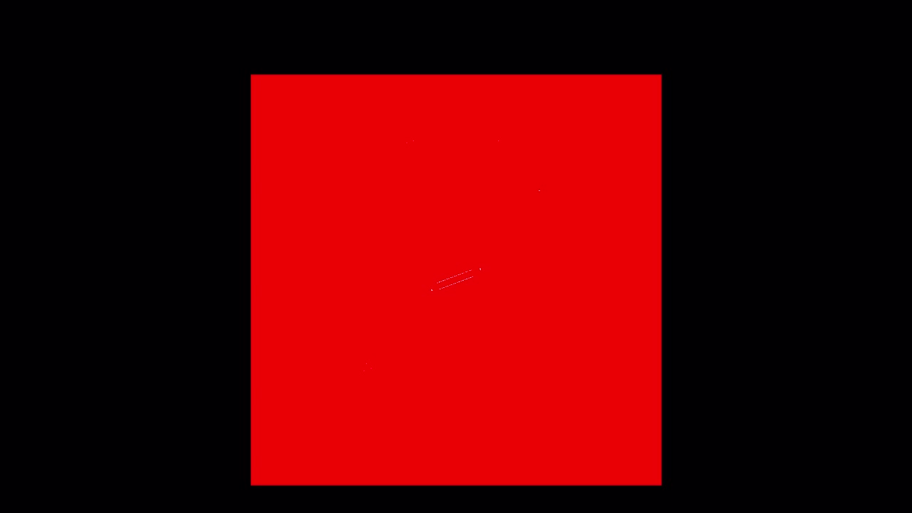 Dynamic Red Square Expanding and Shrinking Animation