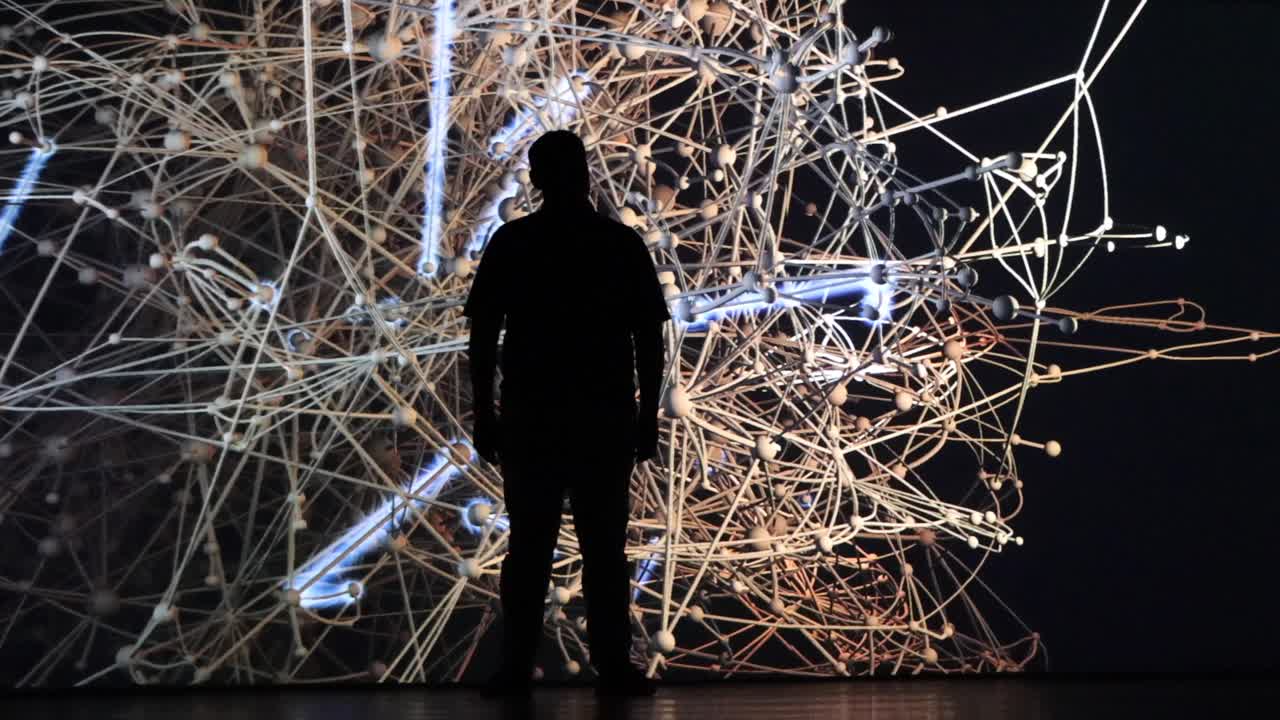 social network and art of the connections of a diferent and advanced tecnologic world and yes i can't with life, I don't like what I see. The Albert-László Barabási museum-. creativity future