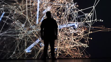 social network and art of the connections of a diferent and advanced tecnologic world and yes i can't with life, i don't like what i see. the albert-lászló barabási museum-. creativity future