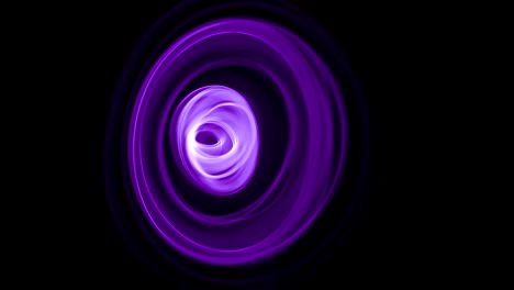 líneas azul y magenta curvas abstractas brillantes - vídeo timelapse 4k pintado a la luz