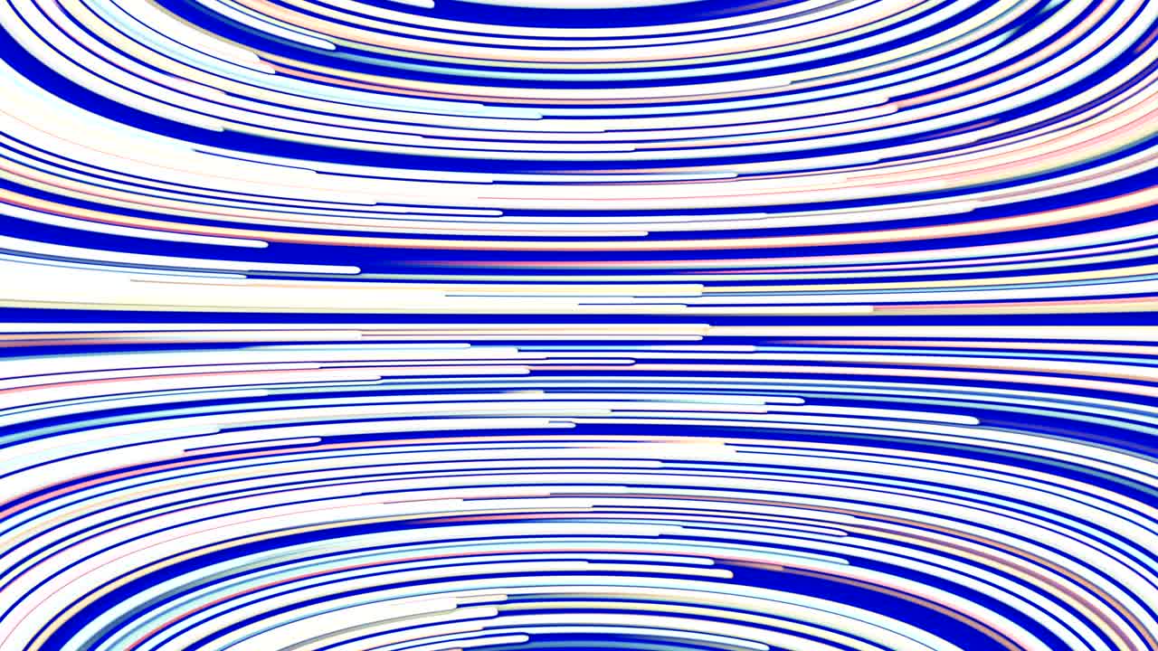 animación de video por computadora con líneas en movimiento