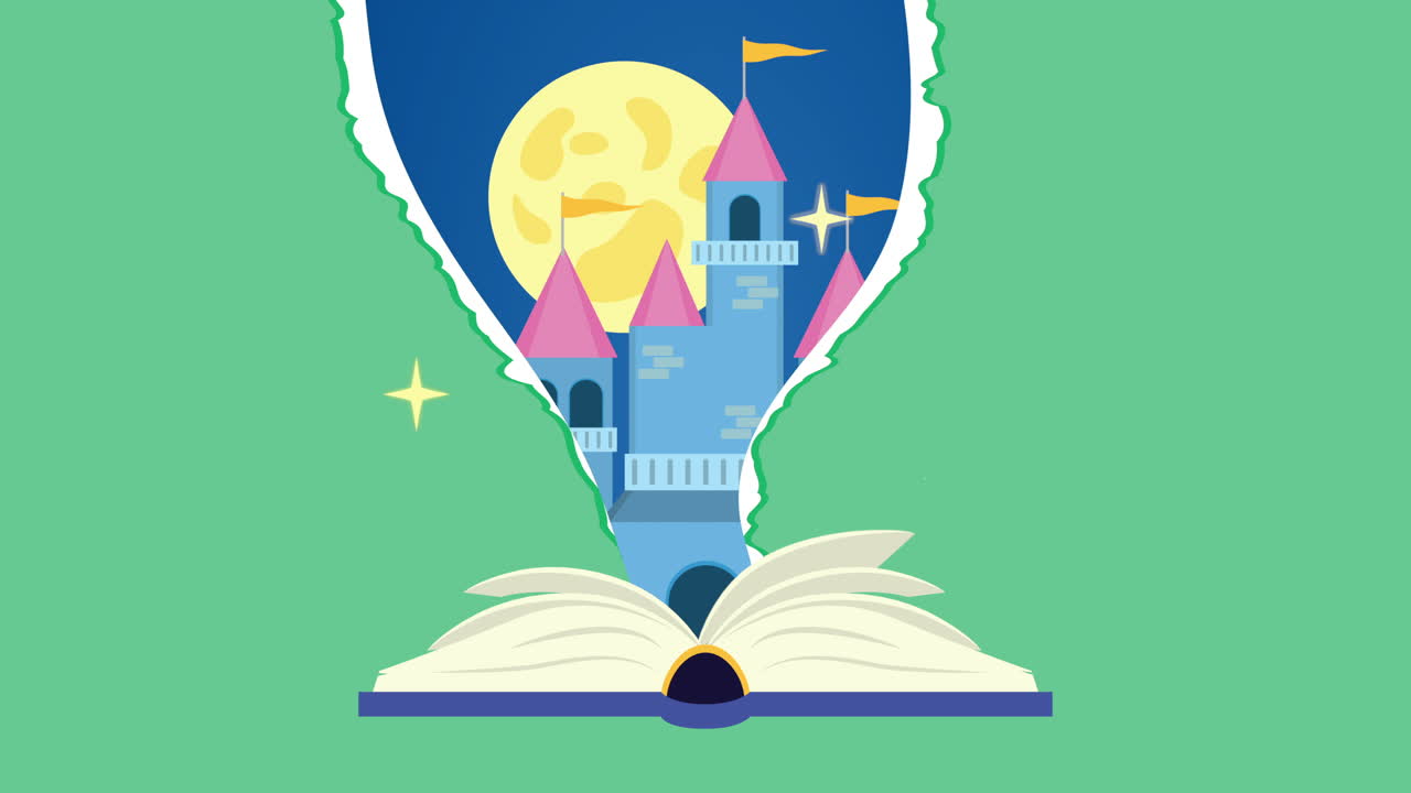 세계 책의 날 축하 - 동화의 성