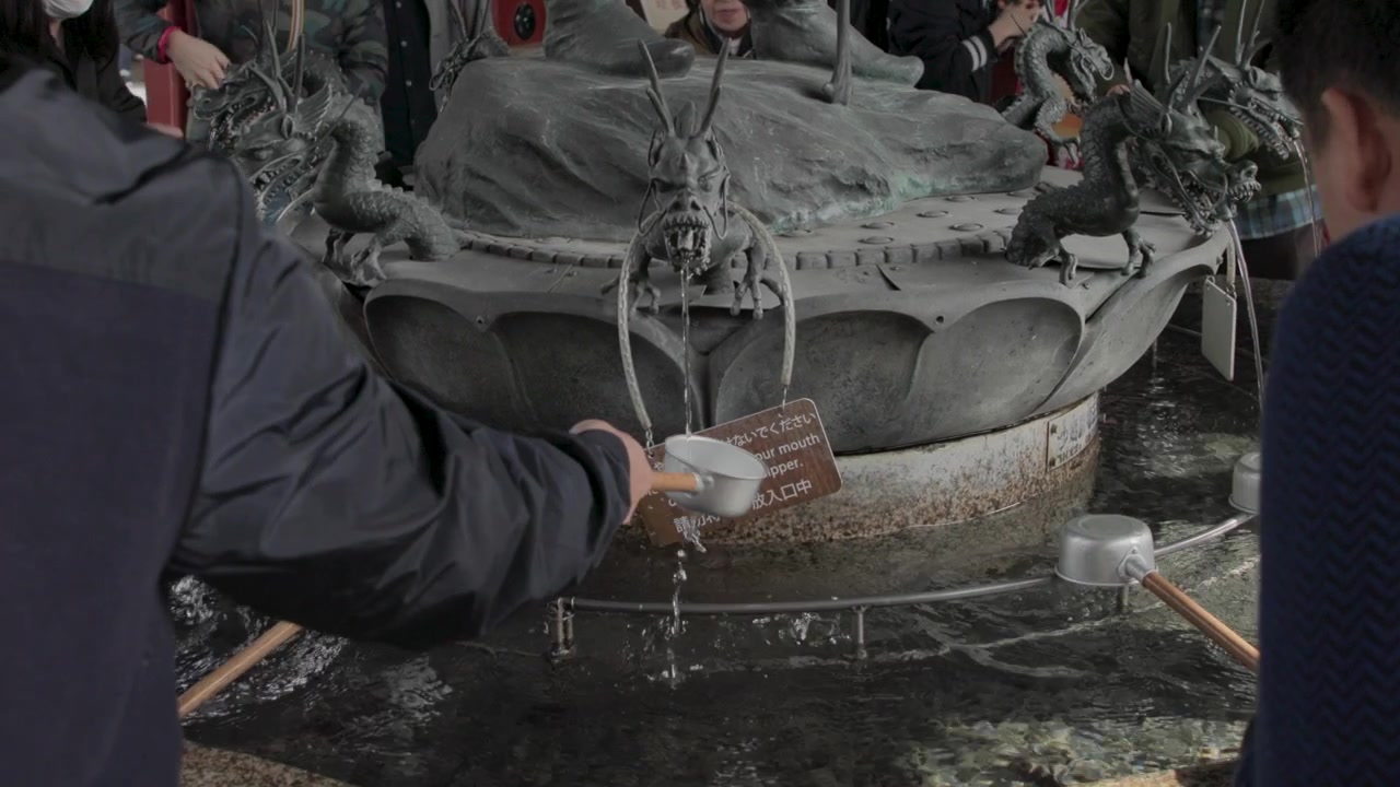 Sensoji Temple, Cleansing Water, Chozuya’s,Wash