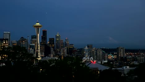 seattle night skyline