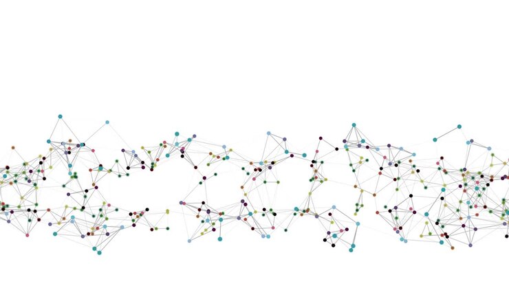 Fantastic plexus animation with modern triangles in slow motion, 4096x2304 loop 4K