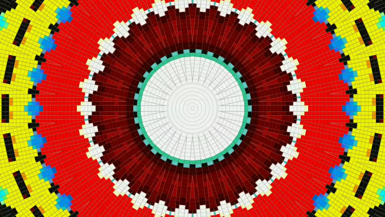ondas de colores en fondo blanco - animación