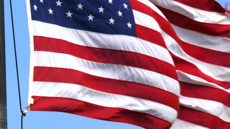 usa flag close up 4k