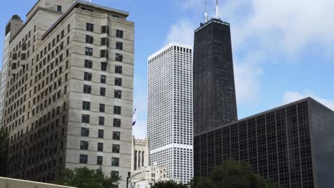 john hancock center in downtown chicago illinois