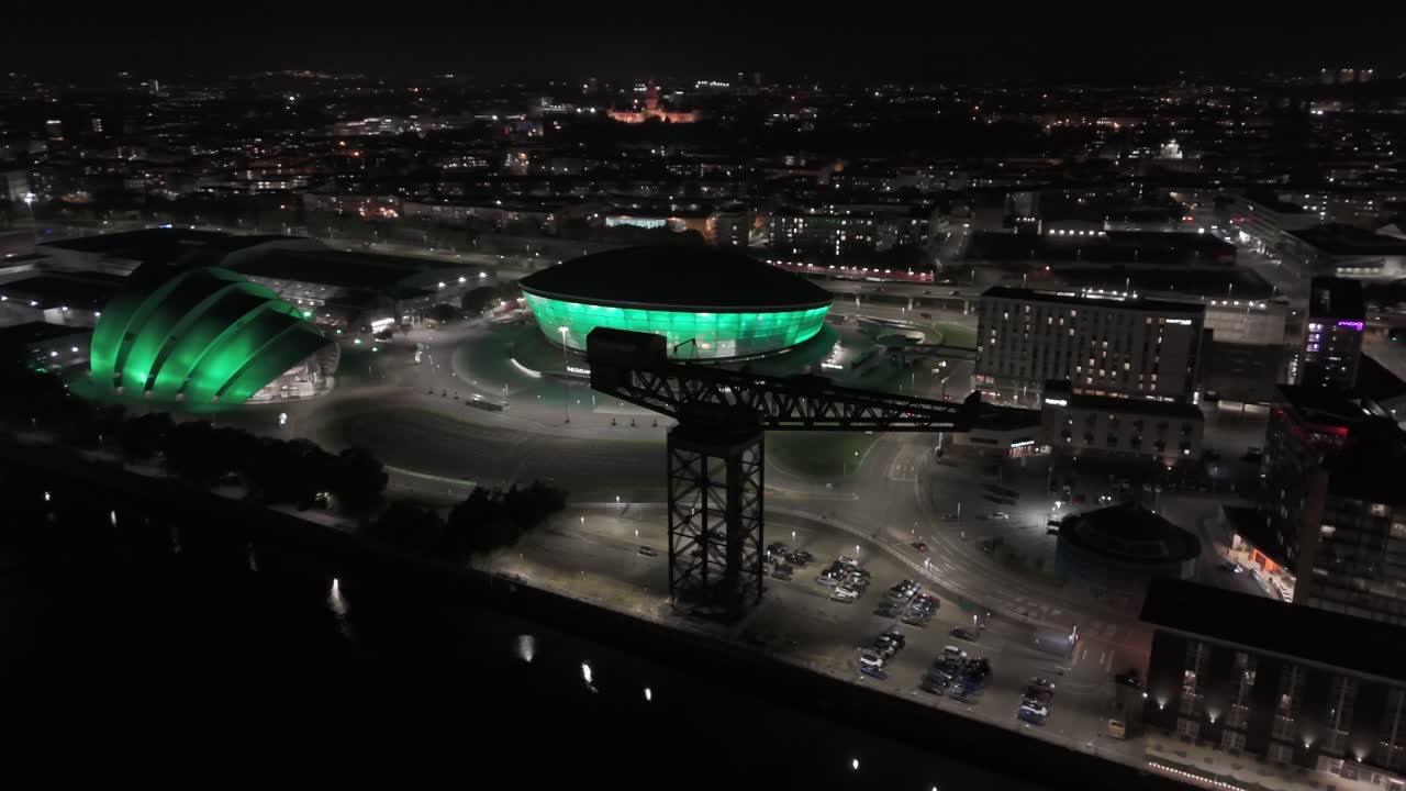 Together, they paint the city’s sky, SEC bright, the crane so high