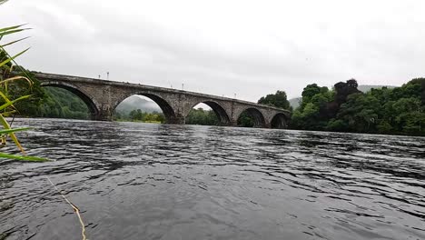 scenic river view with underwater exploration