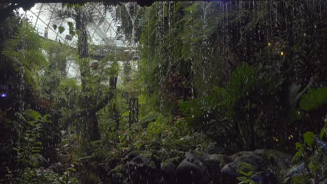 Rainforest-water-curtain-inside-Cloud-forest-Gardens-by-the-Bay-Singapore