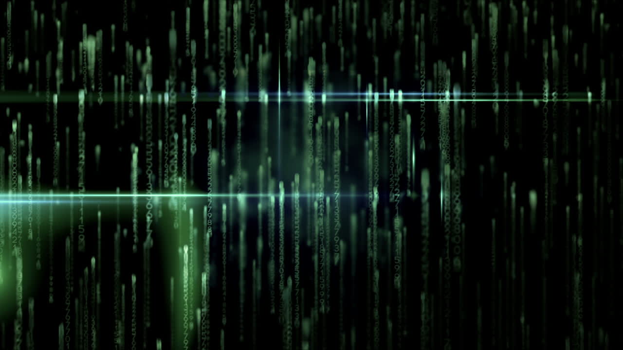 Black and green code design