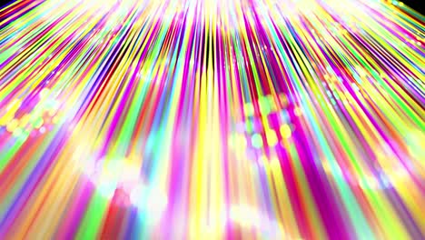 fondo abstracto brillo líneas multicolores forman superficie. hermosas líneas curvas como hermoso fondo creativo en bucle en 4k