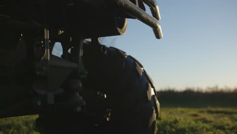 ATV-Four-Wheeler-Idle-Exhaust-Fumes-Early-Morning