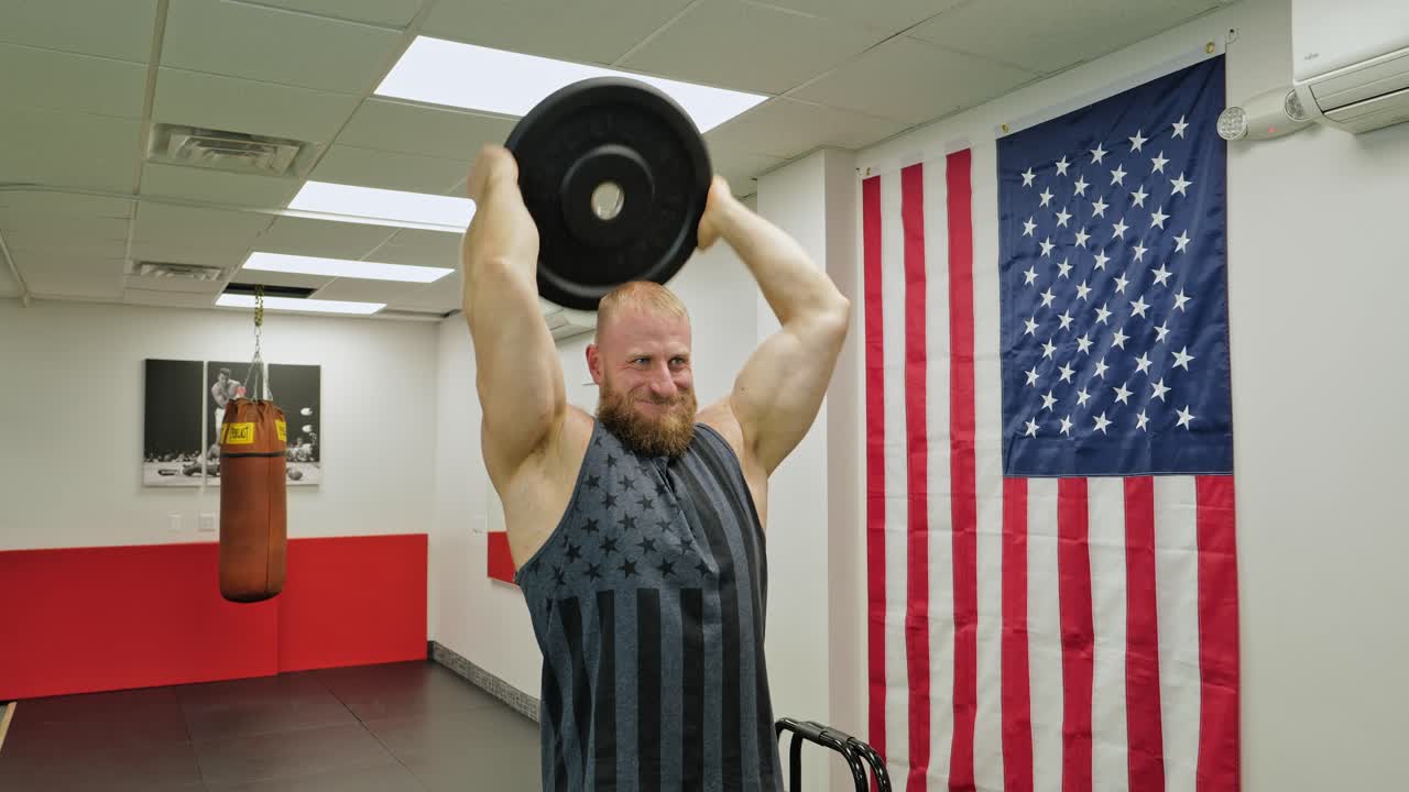 Muscular body sportsman endurance challenge