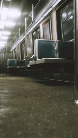 empty subway car