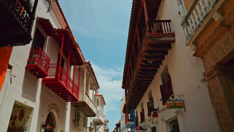 Altstadt-Von-Cartagena-De-Las-Indias-In-Kolumbien