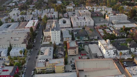 Aerial,-streets-and-neighborhoods,-drone-view
