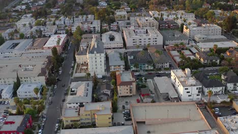 aéreo, calles y barrios, drone view