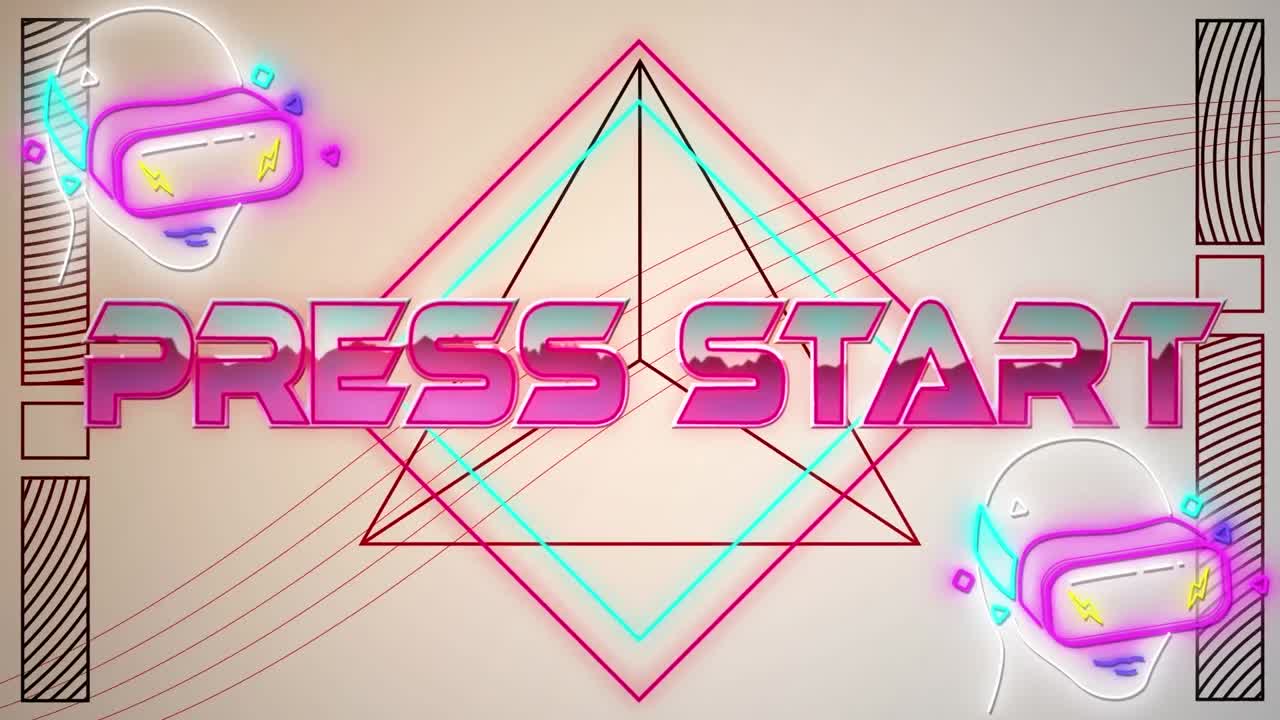 animación del texto de inicio de la prensa sobre las formas