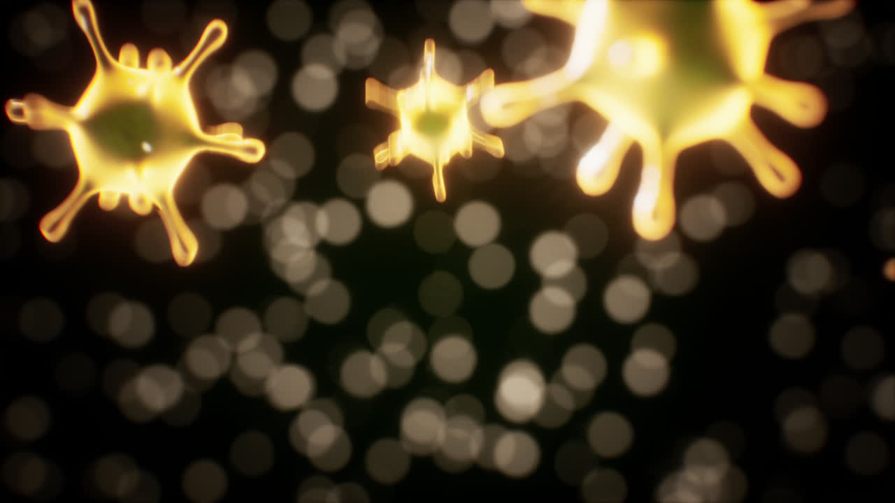 디지털 현미경으로 나바이러스를 보는 것