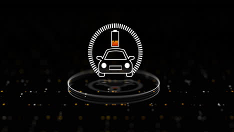 medidor de la batería de los automóviles eléctricos
