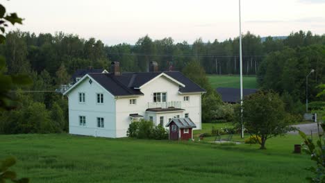 big white house in sweden