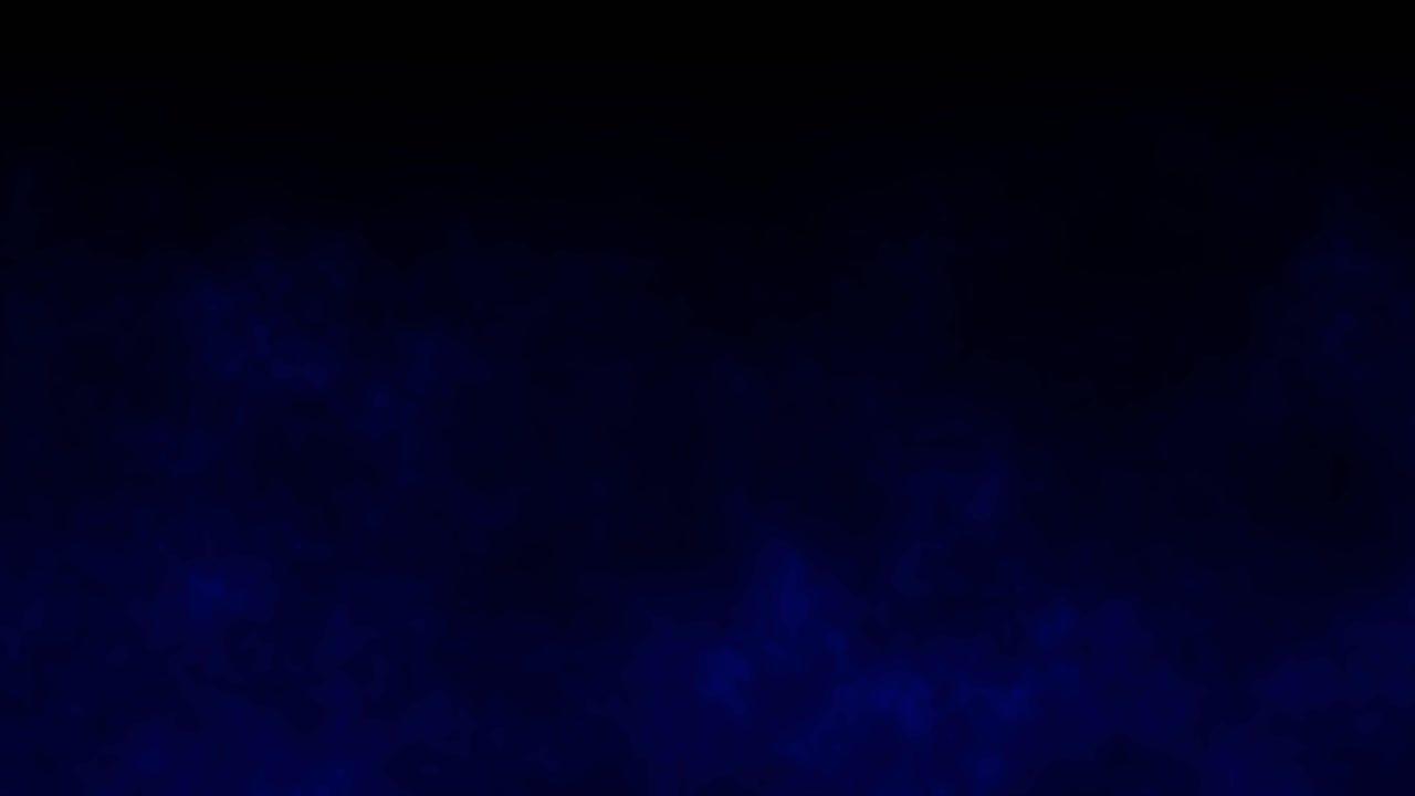 fondo azul dramático con neblina oscura que se eleva a través de la pantalla con efecto de partículas