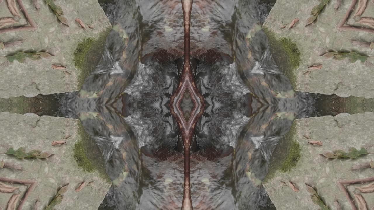 caleidoscopio de tomas de la naturaleza, wissahickon creek