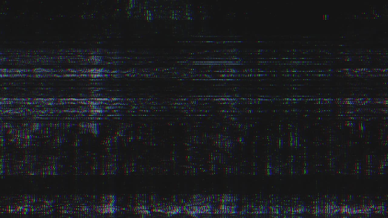 diseño único abstracto pixel digital ruido error de fallo daño de video