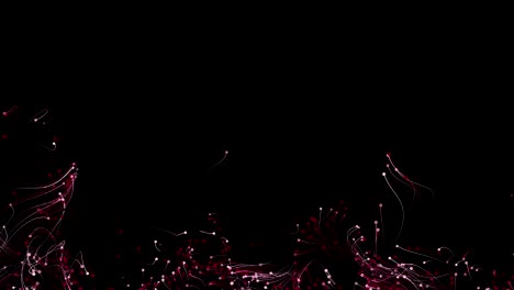 4k abstract particles with trails.