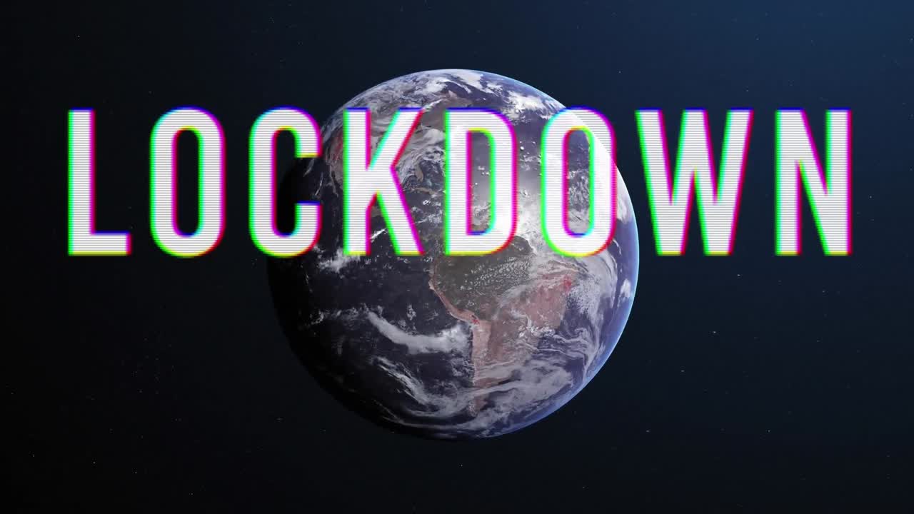 코로나바이러스 위치와 봉쇄 전경