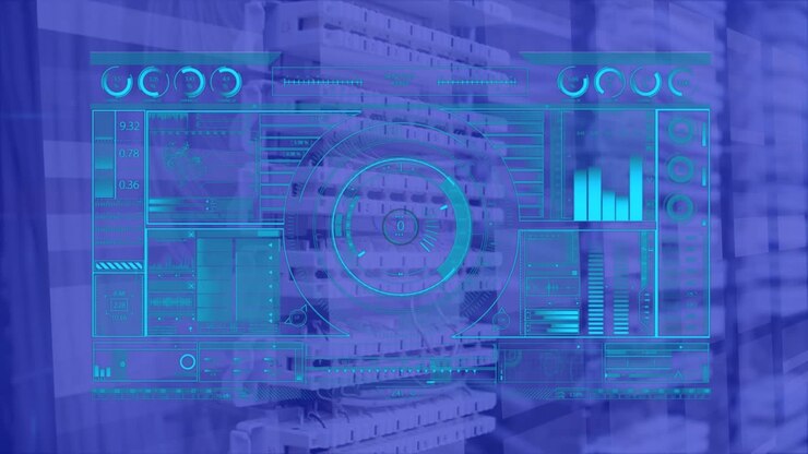 Animation of data processing over computer servers