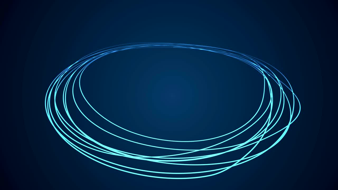 círculo de garabateo dibujado a mano, elemento de diseño del logotipo. video gráfico de movimiento