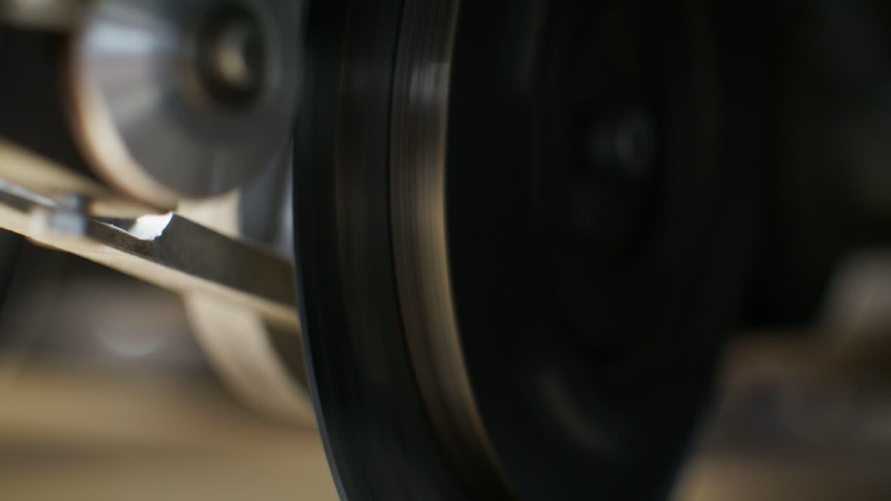 원형 도자기의 클로즈업