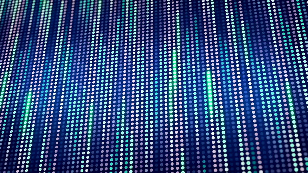 patrón de puntos sin costuras. bucle de fondo de movimiento de medio tono abstracto.