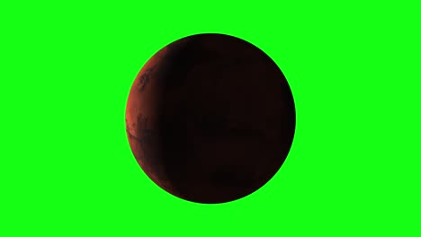 evolución del planeta marte 0 año a 2022. lapso de tiempo de la ecología, rotación del planeta rojo
