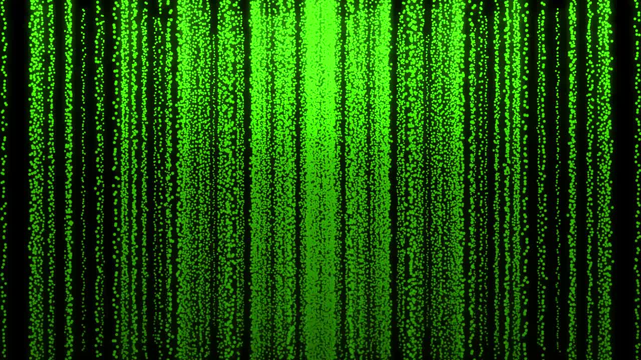 patrón de forma de punto de color verde animación gráficos de movimiento