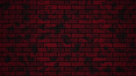 an old and stained dirty looking red bricked wall background moving from left to right