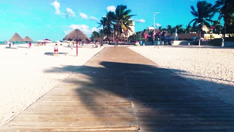 el malecón del progreso en yucatan