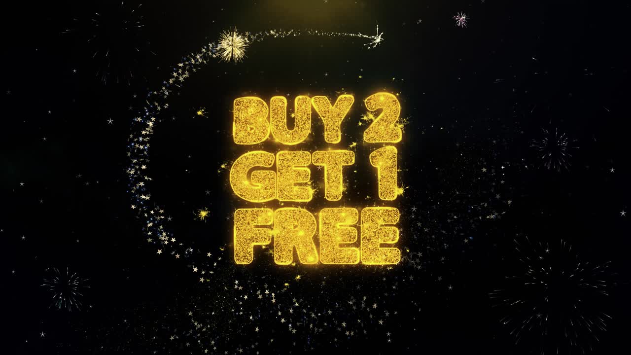 Buy 2 Get 1 Free Promotion with Fireworks